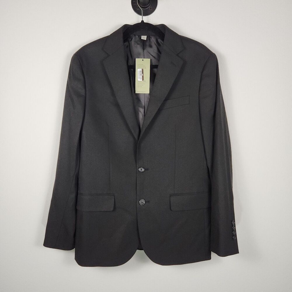 Men's Standard Fit Suit Jacket - Goodfellow & Co Black 36R NWT